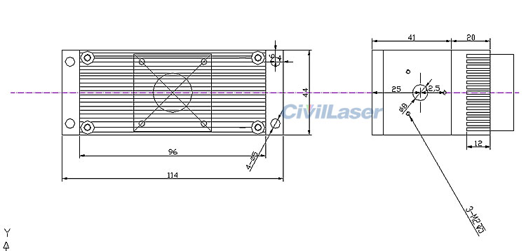 445nm laser